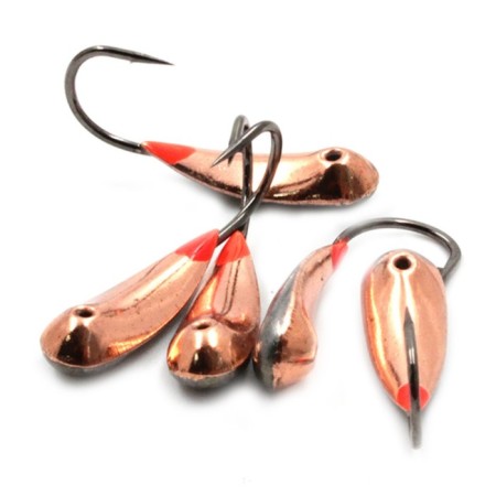 The mormyshka is soldered Yaman Uralka, weight 2.5 g, kr. No. 6. Copper, packaging 5pcs.