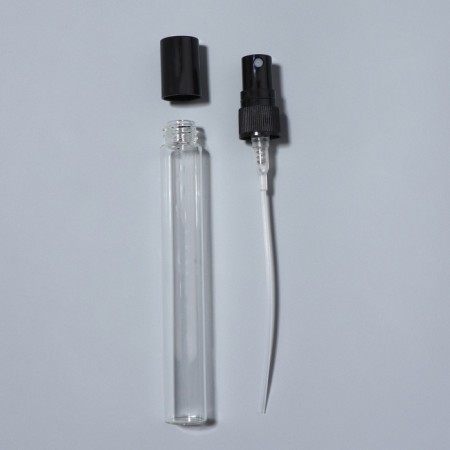A bottle for storage, with a sprayer, 10 ml, packing - 5 pcs, black color-5