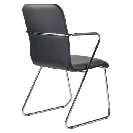 Brabix Visit CF-101, chrome, eco-leather, black (S-0401)-3