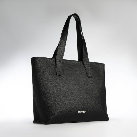Female bag Textura, chover, large size, black color-2