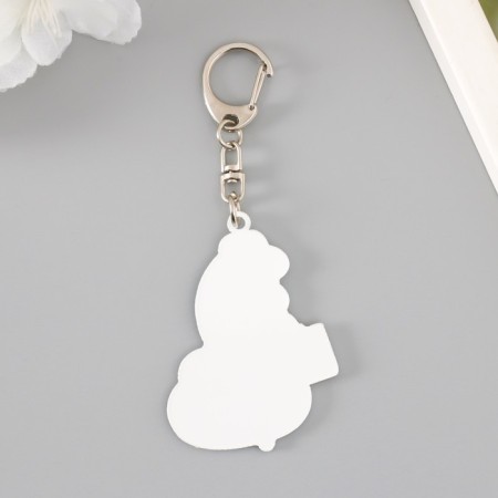 Acryl keychain "Zmei-Gentlemen in a hat, with a portfolio and cane" 4.4x6 cm-2
