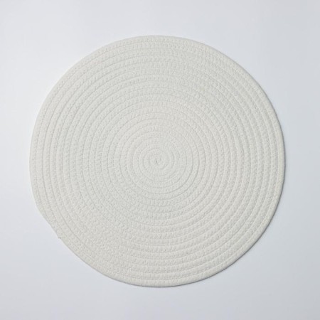 Serving napkin on the table "Hypnosis", d = 38 cm, the color of the blue-white-2