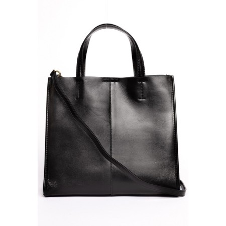 Bag Tout Women, Genuine leather, Ludor black, 30x10x27 cm