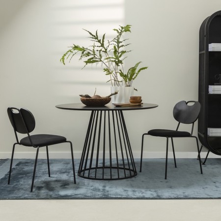 Hillen chair, 565 × 445 × 785 mm, black color-12