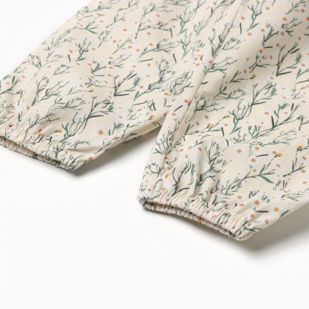 Pants children's minku "chamomile", white color, height 74-80 cm-2