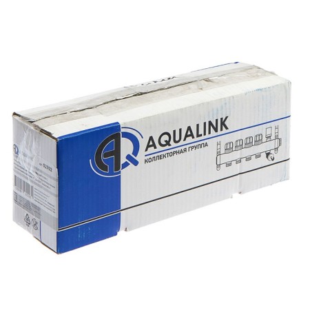 Aqualink Collector Group, 1 "X3/4", 4 outputs, with consumables, stainless steel-1