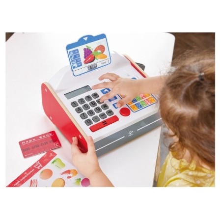 Set of game "Wooden Cashier", with light and sound-15