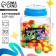 Rubber ball “I will seize your planet”, in a bank, 50 pcs, and mix