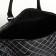 Road bag with a zipper, a suitcase holder, a long belt, black color