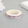 Adhesive tape paper "Drawn hearts" Width 0.8 cm winding 10 m 4.1x4.1x0.8 cm