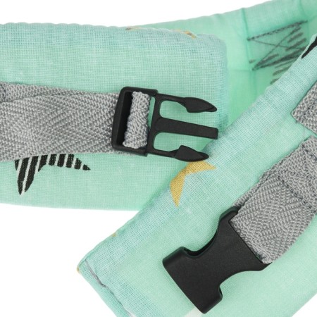Reins for children No. 1, mint stars, turquoise color-5
