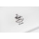 Oval Rose dish, Blue Rose decor, 36 cm