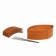 Plastic flowerbed, 15 × 540 cm, 18 sections, brown, "constructor"