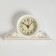 Table watch "Pitse", silent, 26 x 14 cm, d-9.5 cm, white body with gold