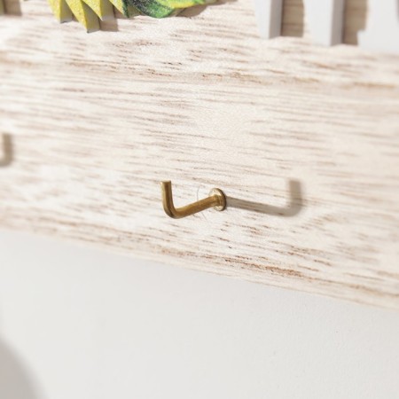 Decorative tree hooks "Welcome. Sunflowers" 2.5x29.5x11.5 cm-2