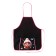 Apron for labor + sleevens, 535 x 445 mm, Hatber "Kitten in a hat" with a black pocket nfn_35115