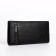 Male purse on a magnet, department for bills, for cards, black color