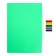 Folder-angle, A4, 150 μm, calligrata, 3 compartments, transparent, green