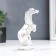 Souvenir Ceramics "White Horse with golden ammunition" 15 cm