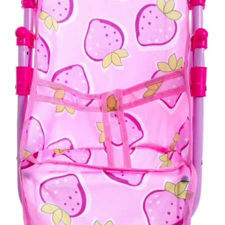 Stroller for dolls, metal frame, three -wheeled, summer-7
