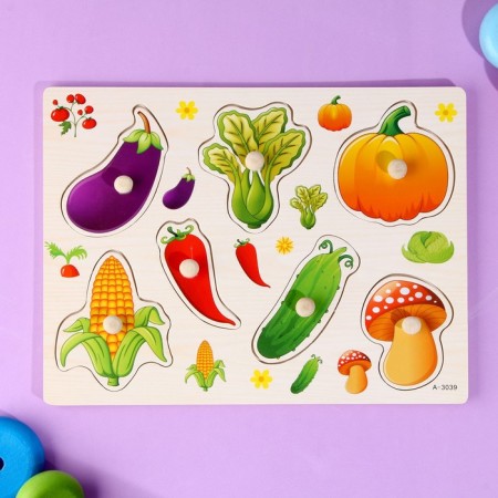 Frame-Lnaty "Choose a picture. Vegetables-Griba"