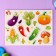 Frame-Lnaty "Choose a picture. Vegetables-Griba"