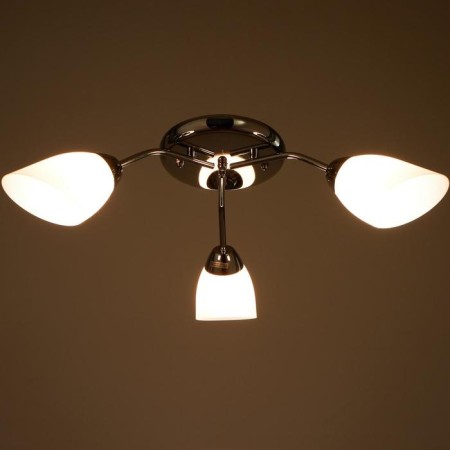 Agnes chandelier 3 E27 15W chrome 60x60x17cm-2