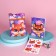 Gift set for the girl "fox", bag, gum set, notebook, tattoo