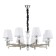 Suspended lamp 8x60W E27, size 90.5x90.5x83 cm