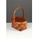 Wicker basket 23 x 18 x 12 cm, handle h = 13 cm, natural