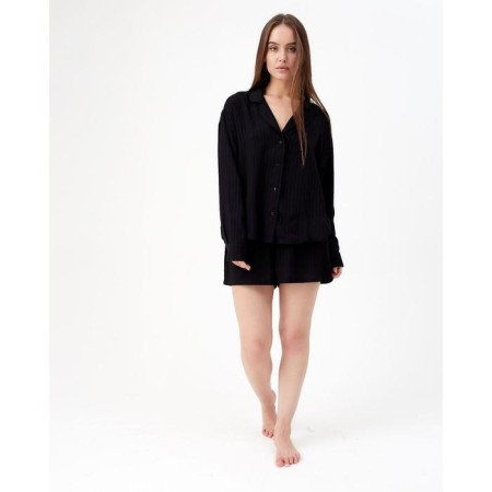 Pajamas (shorts, jacket) KAFTAN, Black, p. 48-50-5
