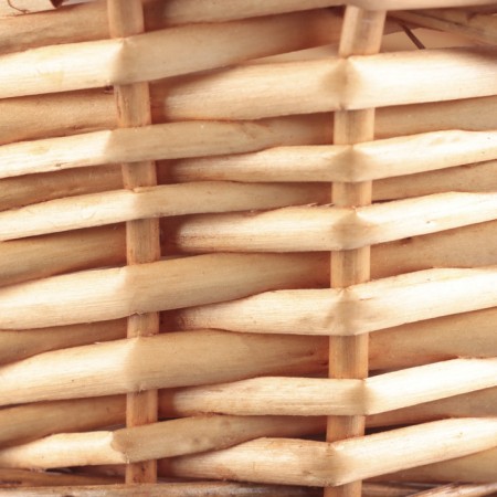 Wicker basket, d22xh10xh25, honey, willow-4