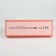 Folding box for flowers with the window "Blow with happiness", peach, 16 x 27 x 9 cm