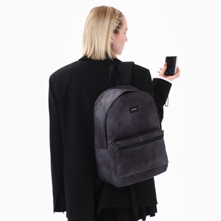 Backpack School Textile Nazamok, 42x14x28 cm, black color-12