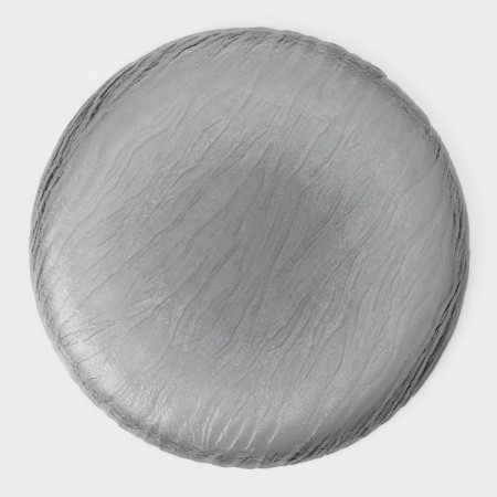 Glass dining "volcano", D = 24.4 cm, graphite color-3