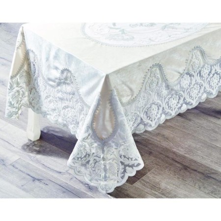 Climentation tablecloth, size 150x220 cm, color milk-1