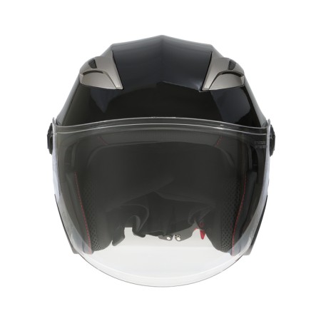 The helmet open with two visors, size L (59-60), model-BLD-708E, black glossy-5