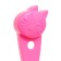 SOLOSK "luck" with a mount to the tray, 24 x 9.5 cm, pink