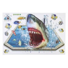 Stick 3D interior shark 90*60cm