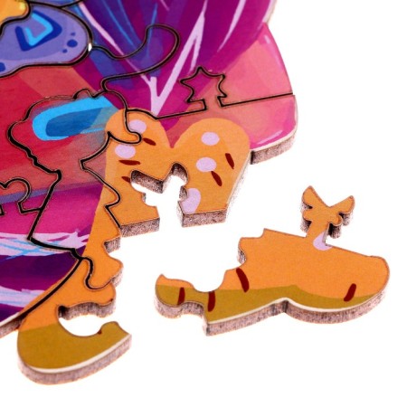 Figure puzzle "Owl", series "Funny toys"-3