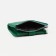 Women's wallet on the button, green color