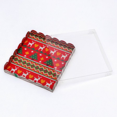 Box for cookies "Knock", 21 x 21 x 3 cm-6