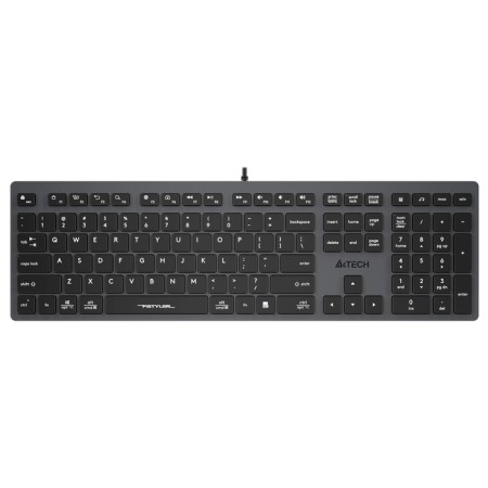 Keyboard A4Tech FSTYLER FX50 Gray USB Slim Multimedia (FX50 GREY)