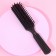 Massage comb, 3.2 × 19.4 cm, black color