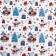 Glossy packaging paper "Winter", 70 x 100 cm, 1 sheet