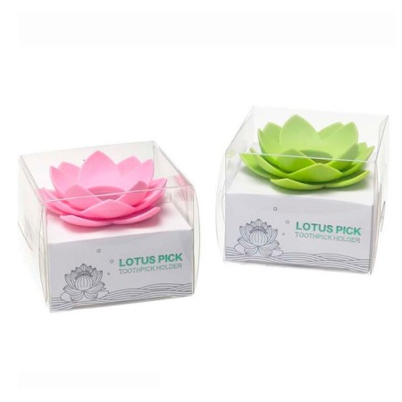 Lotus toothpick holder, white-2