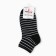 Women's socks, black color with a white strip, size 36-40