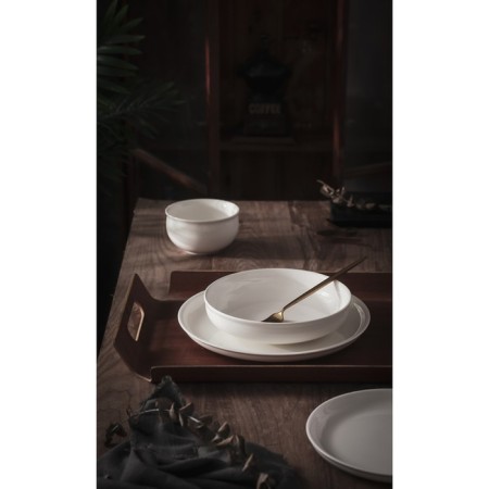 A set of deep plates Liberty Jones Milky Cloud, D = 20 cm, 2 pcs-2