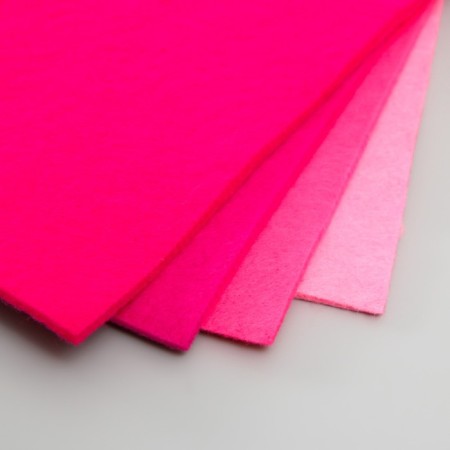 A set of soft felt "Astra" (4 pcs) Assorted, 3 mm, 400 gr. 20x30 cm-1
