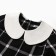 Baby dress kaftan "Cell", p. 32 (110-116 cm), black